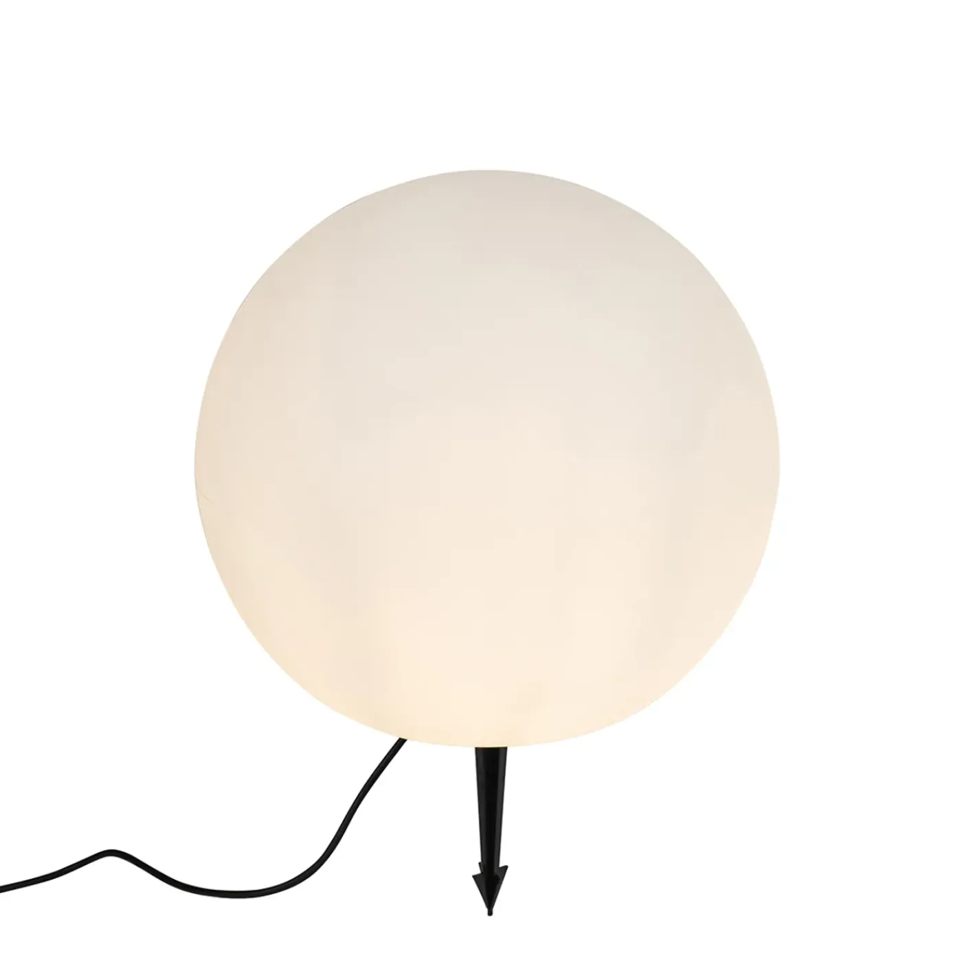 QAZQA Moderne Buitenlamp Wit 45 Cm Ip44 - Nura
