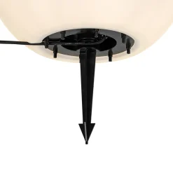 QAZQA Moderne Buitenlamp Wit 45 Cm Ip44 - Nura