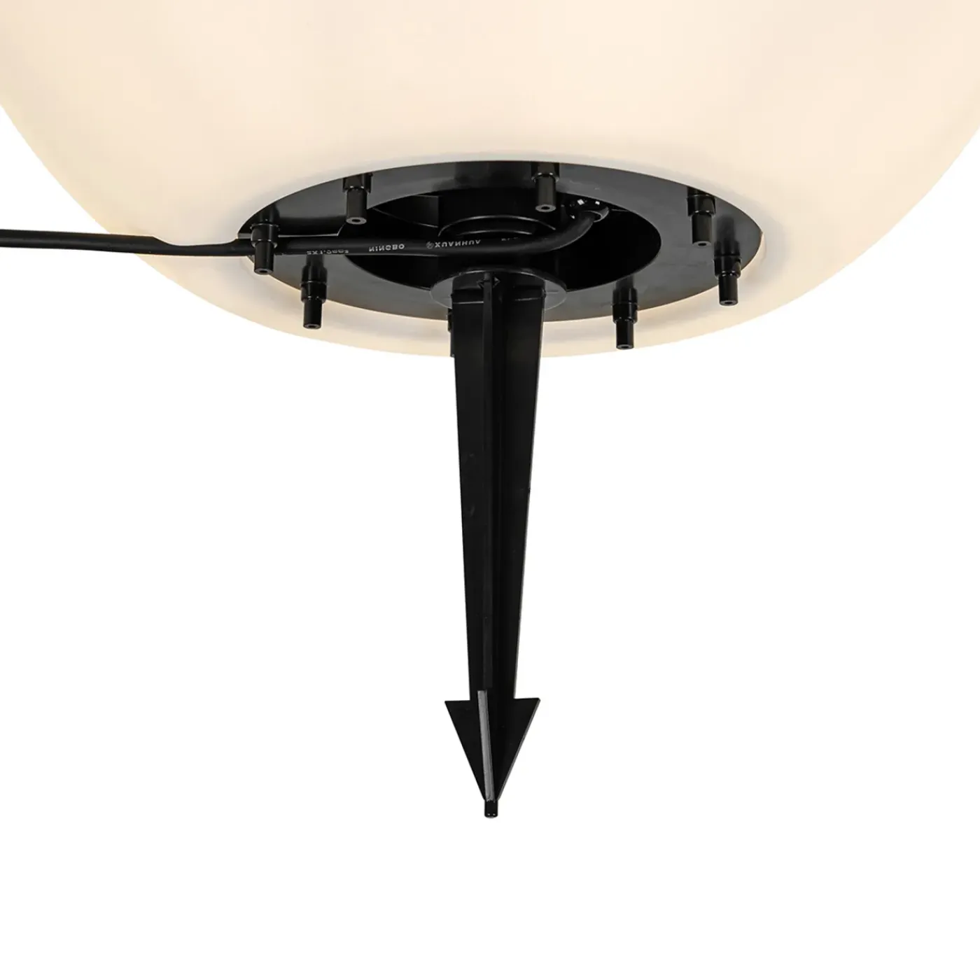 QAZQA Moderne Buitenlamp Wit 45 Cm Ip44 - Nura