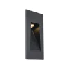 QAZQA Moderne Inbouw Wandlamp Zwart 7cm Incl. Led Ip65 - Trem