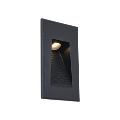 QAZQA Moderne Inbouw Wandlamp Zwart 7cm Incl. Led Ip65 - Trem