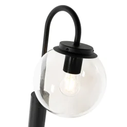 QAZQA Moderne Lantaarn Zwart Met Kunststof 200 Cm Ip44 - Sfera