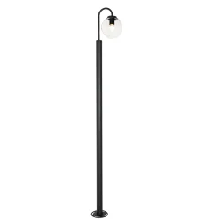 QAZQA Moderne Lantaarn Zwart Met Kunststof 200 Cm Ip44 - Sfera