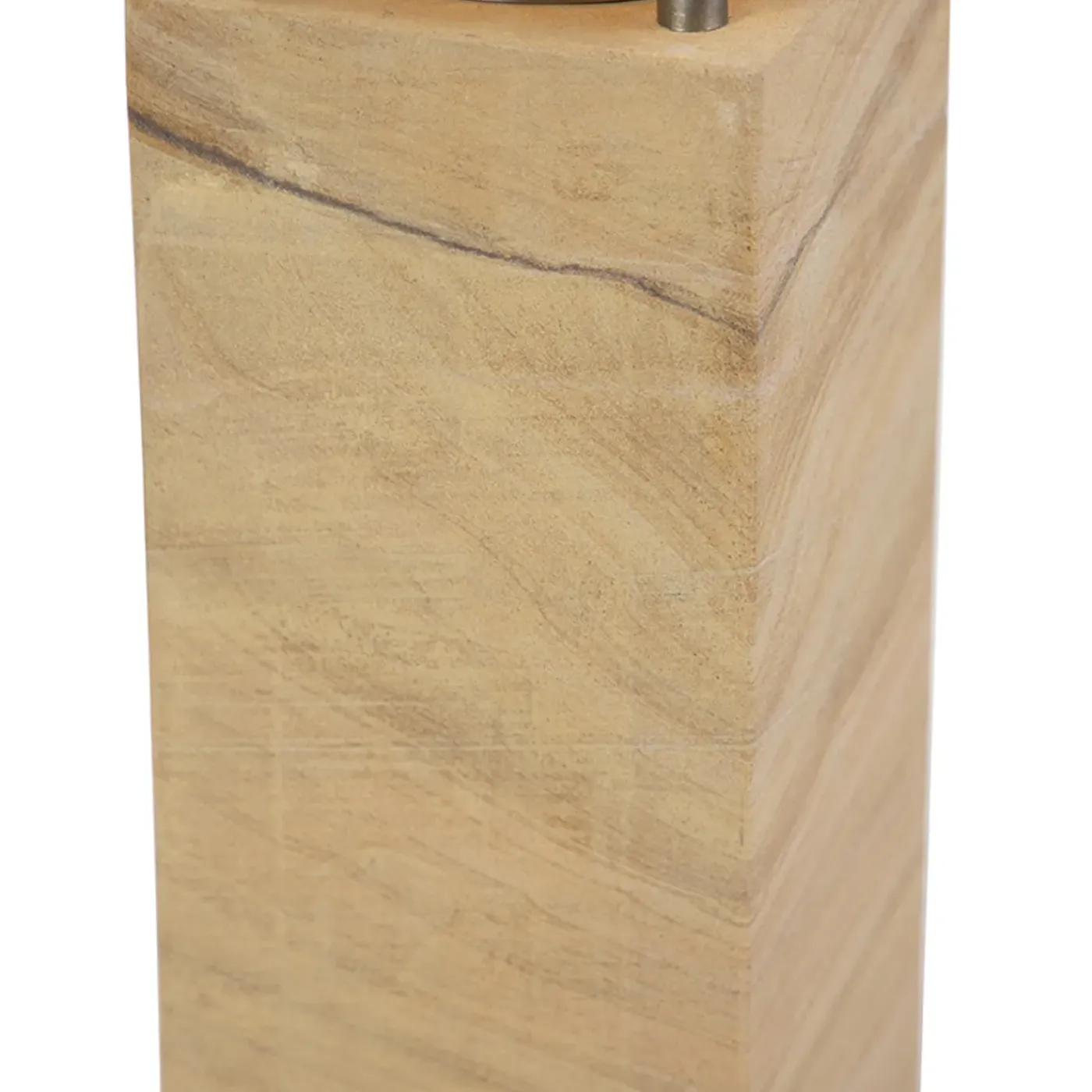 QAZQA Moderne Staande Buitenlamp Zandsteen 40 Cm - Grumpy