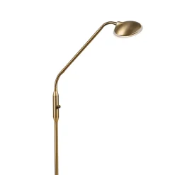 Qazqa Moderne Vloerlamp Brons Incl. Led - Eva