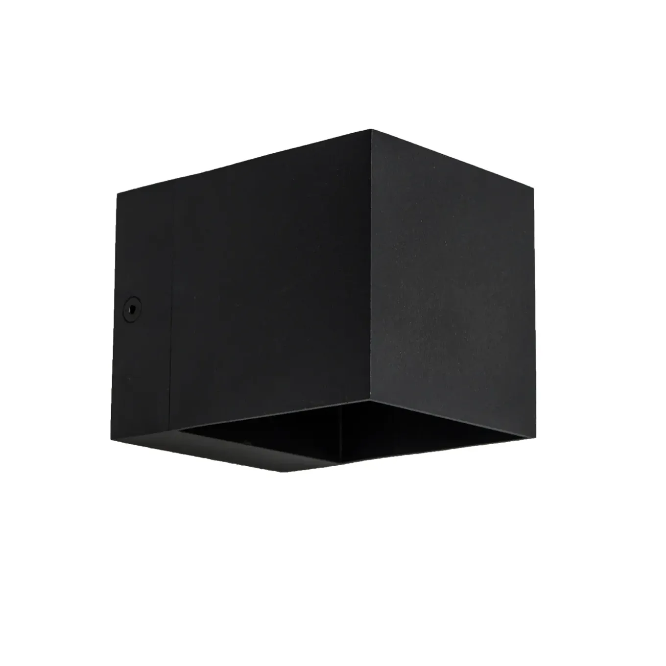 Qazqa Moderne Wandlamp Zwart Met Lichteffect - Transfer