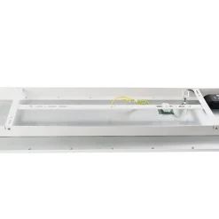 Qazqa Modern LED Paneel Staal 120 Cm Incl. LED 4-staps Dimbaar - Liv