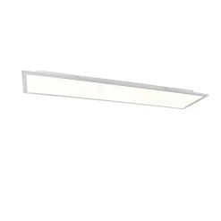 QAZQA Modern Led Paneel Staal 120 Cm Incl. Led - Liv