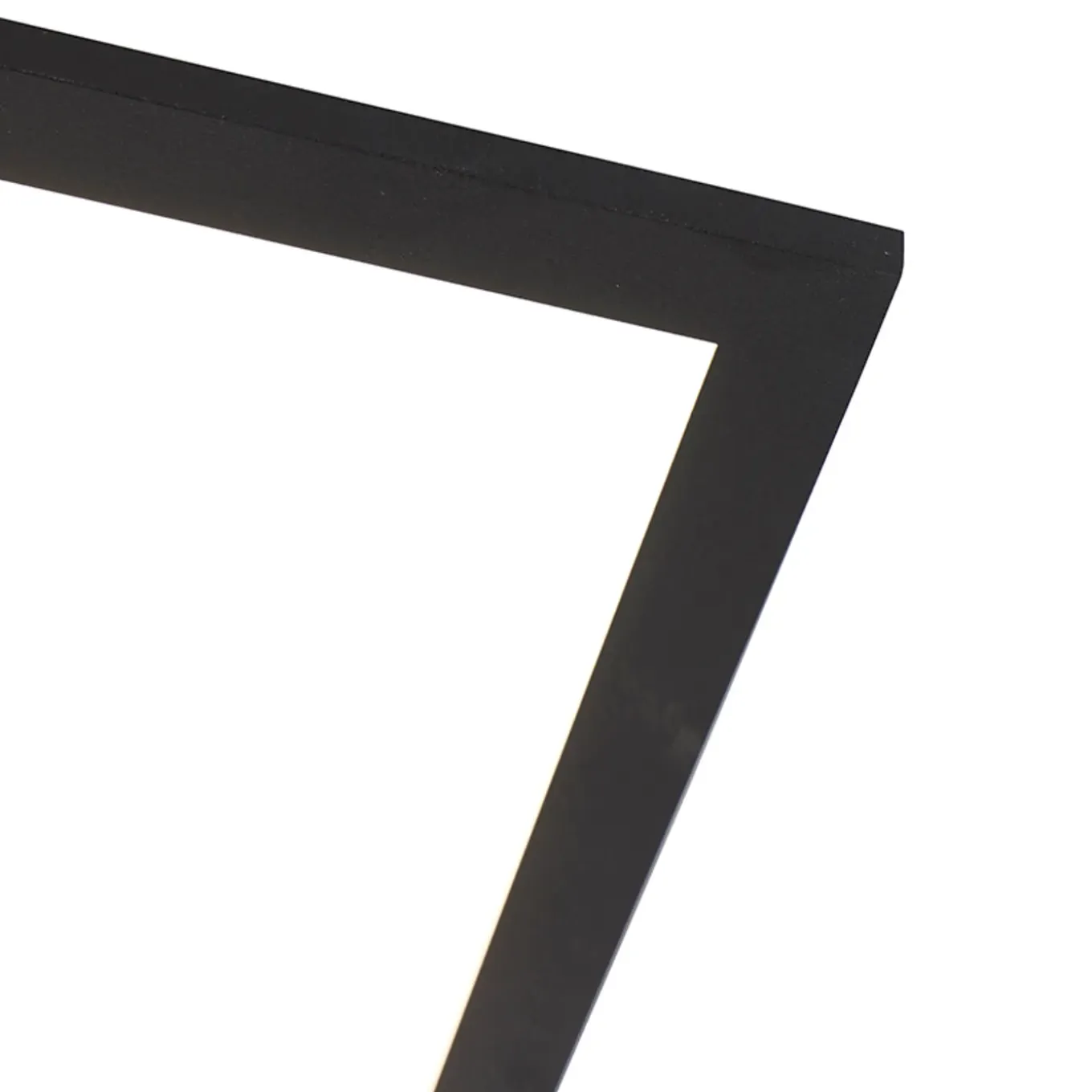 Qazqa Modern Led Paneel Zwart 80 Cm Incl. Led - Liv