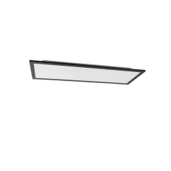 Qazqa Modern Led Paneel Zwart 80 Cm Incl. Led - Liv