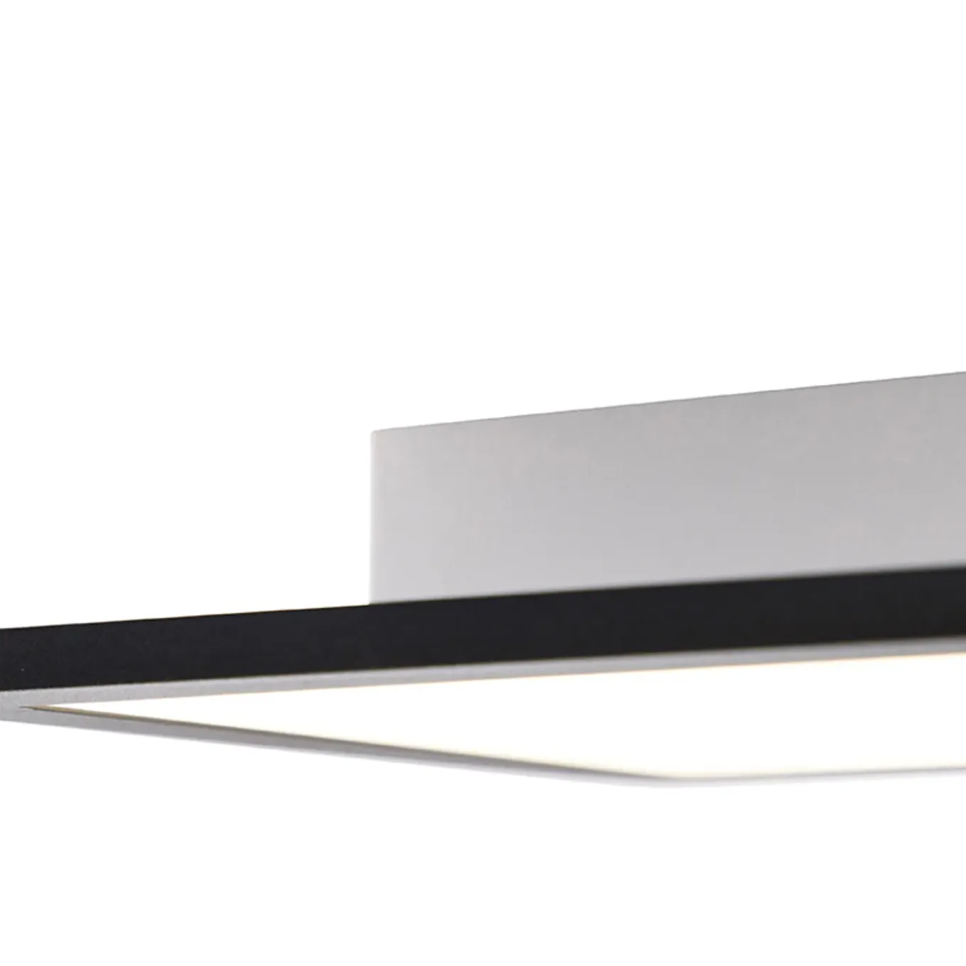 Qazqa Modern Led Paneel Zwart 80 Cm Incl. Led - Liv