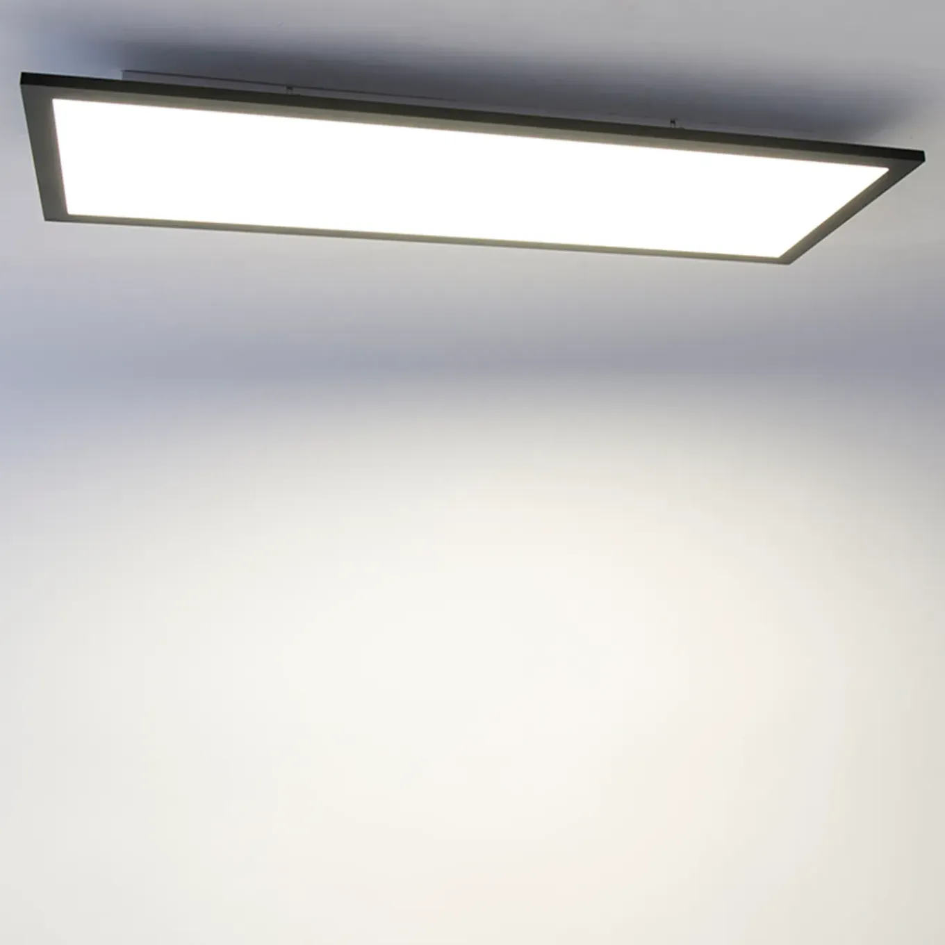 Qazqa Modern Led Paneel Zwart 80 Cm Incl. Led - Liv