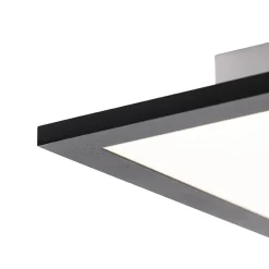 Qazqa Modern Led Paneel Zwart 120 Cm Incl. Led Dim To Warm - Liv