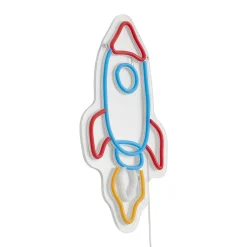 Qazqa Neon Wandlamp Multicolor Incl. Led - Rocket