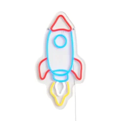 Qazqa Neon Wandlamp Multicolor Incl. Led - Rocket