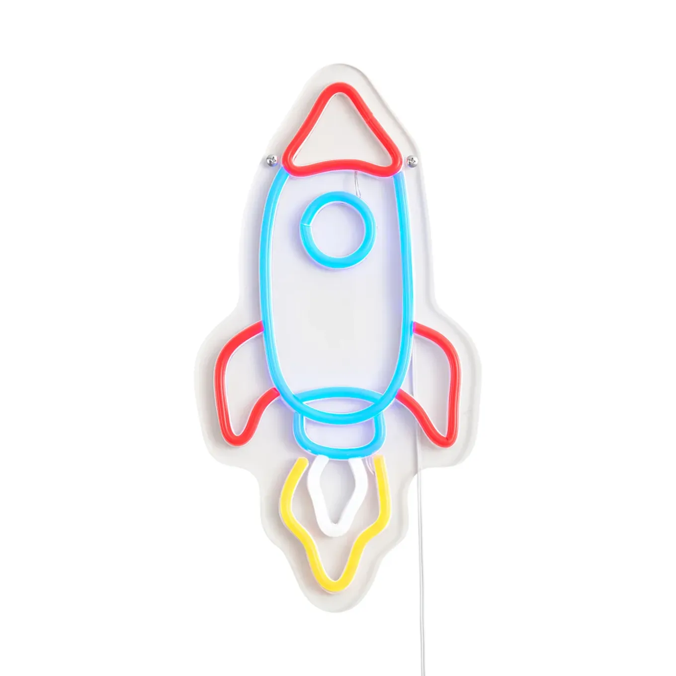 Qazqa Neon Wandlamp Multicolor Incl. Led - Rocket