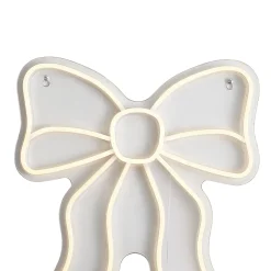 QAZQA Neon Wandlamp Warm Wit Incl. Led - Bow
