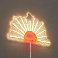 Qazqa Neon Wandlamp Warm Wit Met Oranje Incl. Led - Sunset