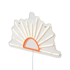 Qazqa Neon Wandlamp Warm Wit Met Oranje Incl. Led - Sunset