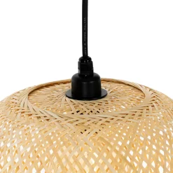 Qazqa Oosterse Buiten Hanglamp Bamboe 3-lichts Ip44 - Rafael