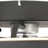 Qazqa Plafondventilator Zwart 50cm Incl. Led Dimbaar Met Afstandsbediening - Maddy