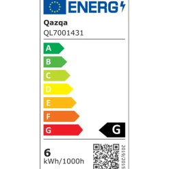 Qazqa Prikspot Zwart 40cm Incl. Led Verstelbaar Ip65 Incl. Snoer En Stekker - Carl