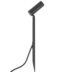 Qazqa Prikspot Zwart 40cm Incl. Led Verstelbaar Ip65 Incl. Snoer En Stekker - Carl