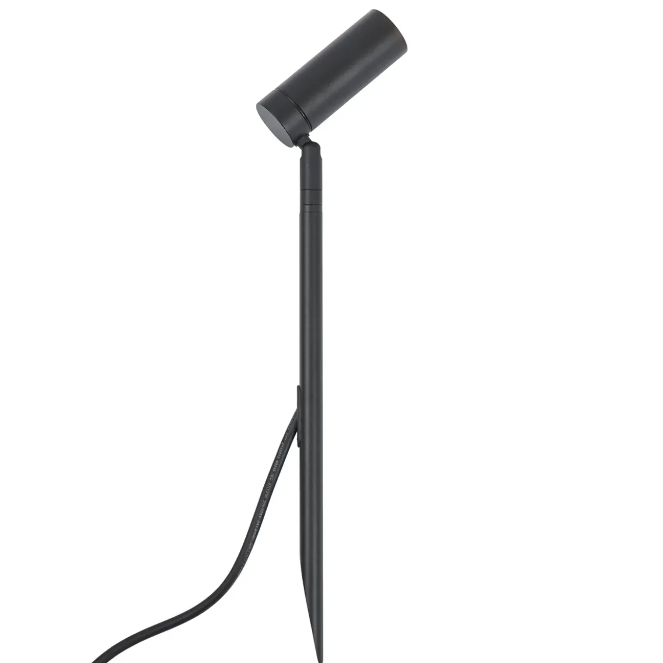 Qazqa Prikspot Zwart 40cm Incl. Led Verstelbaar Ip65 Incl. Snoer En Stekker - Carl