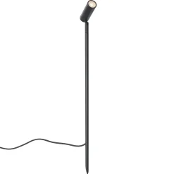 QAZQA Prikspot Zwart 80cm Incl. Led Verstelbaar Ip65 Incl. Snoer En Stekker - Carl