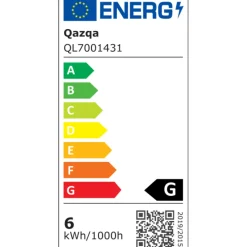 QAZQA Prikspot Zwart 80cm Incl. Led Verstelbaar Ip65 Incl. Snoer En Stekker - Carl