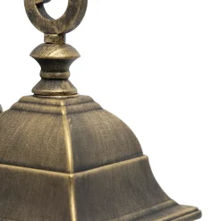 Qazqa Romantische Buiten Wandlantaarn Brons - London