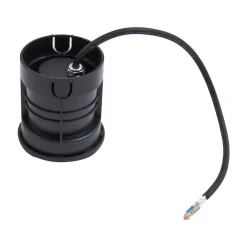 Qazqa Set Van 6 Moderne Grondspots Zwart Gu10 50mm 2-lichts Effect Ip65 - Cellar