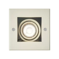 QAZQA Set Van 6 Moderne Grondspots Beige Gu10 50mm Draai- En Kantelbaar Ip65 - Oneon
