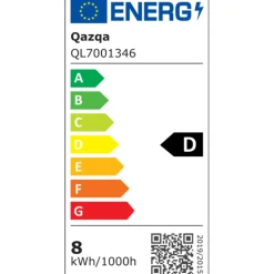 QAZQA Set Van 6 Moderne Inbouw Wandlampen Zwart 28cm Incl. Led Ip65 - Mert