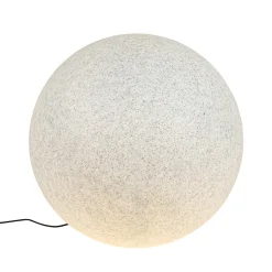 QAZQA Smart Buitenlamp Grijs 77 Cm Ip44 Incl Wifi A60 - Nura