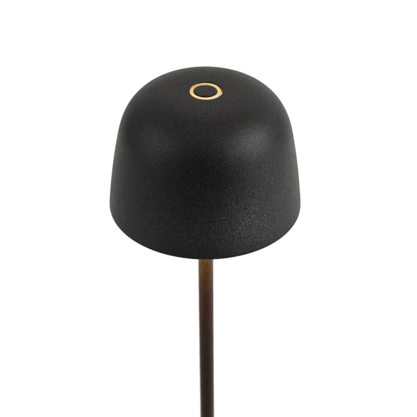 Qazqa Tafellamp Zwart Incl. Led Oplaadbaar Met Laadstation Ip65 - Raika