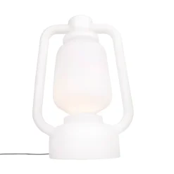 Qazqa Vloerlamp Wit 110 Cm Ip44- Storm Extra Large