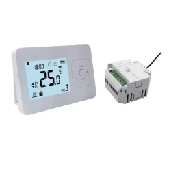 Quality Heating Qh Basic Draadloze Programmeerbare Thermostaat Inclusief Mini Inbouw Ontvanger