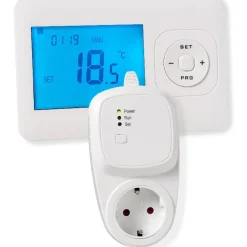 Qh-basic White Thermostaat Inclusief Plug-in Ontvanger