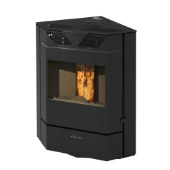 Qlima Pelletkachel Isotta 94 S-Line - 9,8kW - Zwart
