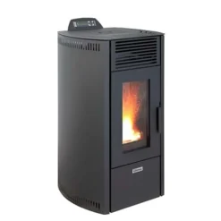 Qlima Pelletkachel Viola 85 S-line - 7.6kW - Zwart