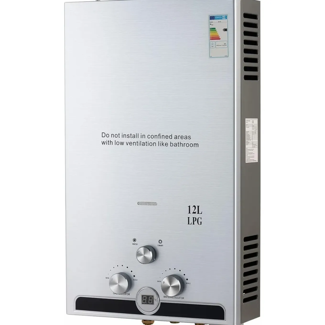 Quality Heating Propaan geiser 18L - LPG 18Liter / minuut Boiler