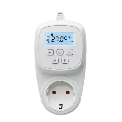 Quality Heating Thermostaat Qh-02tp – Programmable – Plug-in – 3600w – 125x70x39mm – Wit
