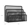 Quvio Bureau Organizer Mesh - Metaal - Zwart