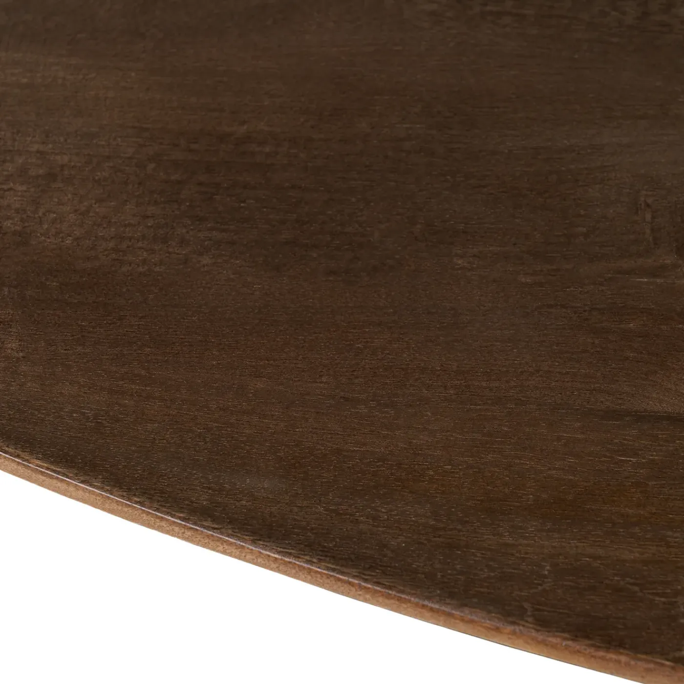 QUVIO Eettafel Sofia– Ovaal – 160x90 Cm – Kruispoot – Bruin