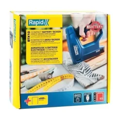 Rapid Elektrische Nietmachine Btx10 Draadloos Voor Hout En Stof Voor Nieten Nr.