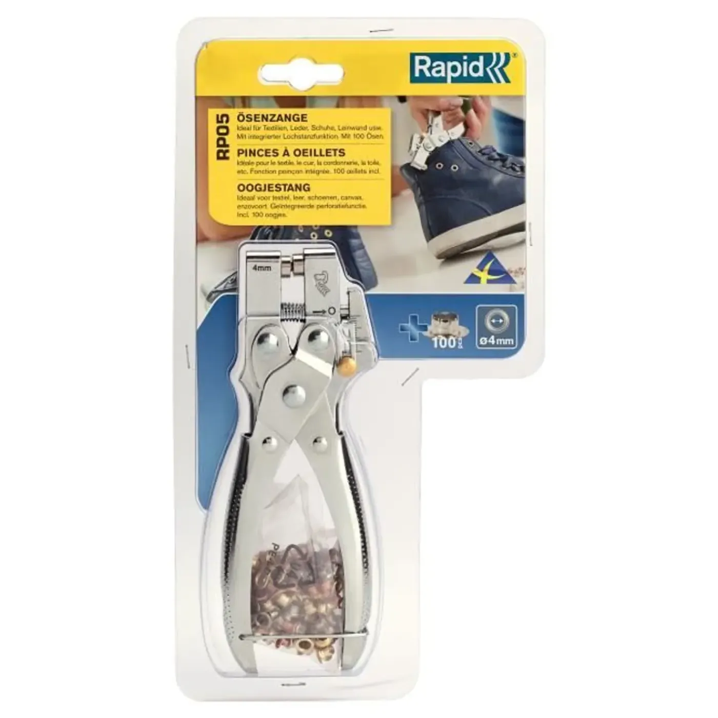 Rapid Oogjestang Diam.4mm Rp05 Blister + 100 Oogjes