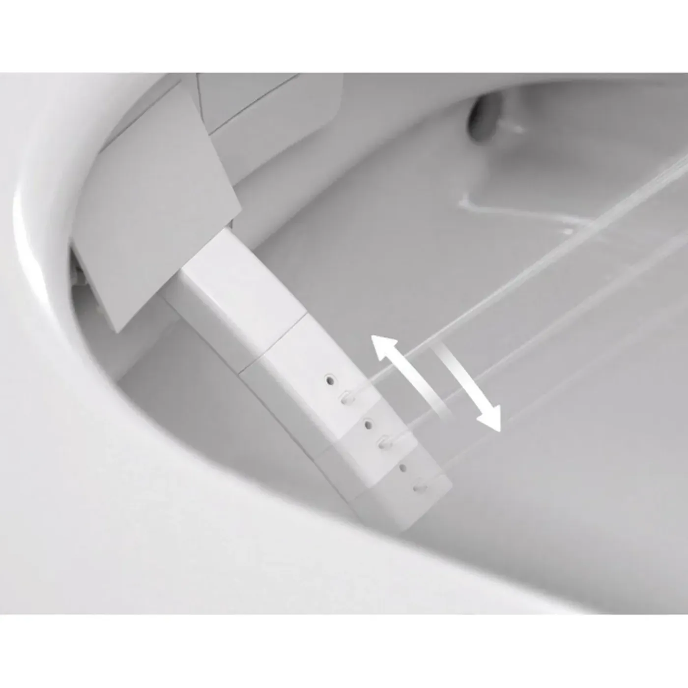 Rapotec Rapowash Bold Douche-wc – Verwarmde Zitting & Föhn – Glans Wit