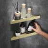 Rea Badkamerplank Sf07-bg Geborsteld Goud 28,5x14,5x4cm