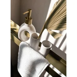 Rea Badkamerplank Sf02-600-bg Geborsteld Goud 60x10x5cm